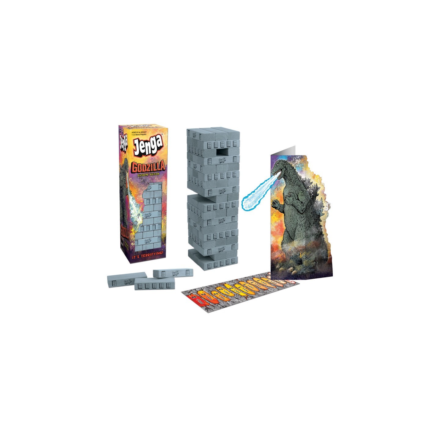 USAopoly JENGA®: Godzilla Extreme Edition