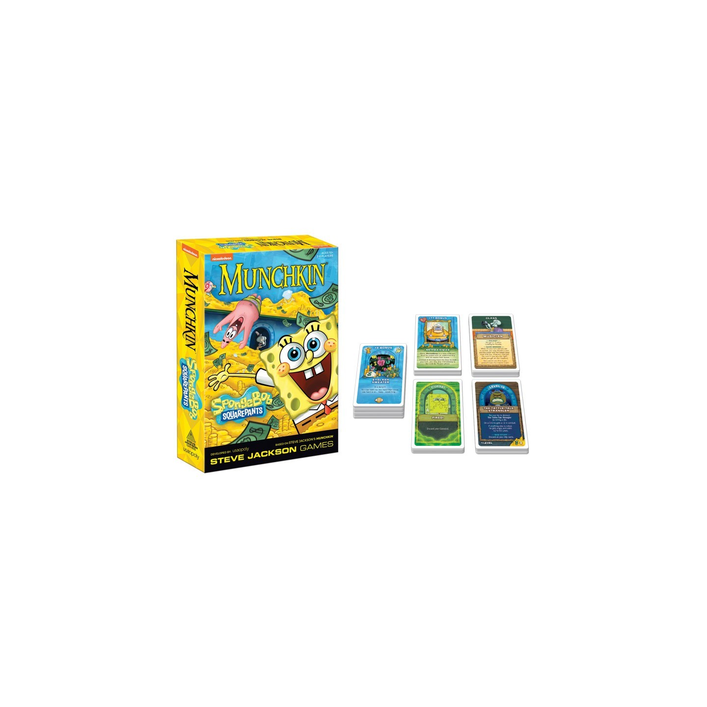 USAopoly MUNCHKIN®: SpongeBob SquarePants Card Game