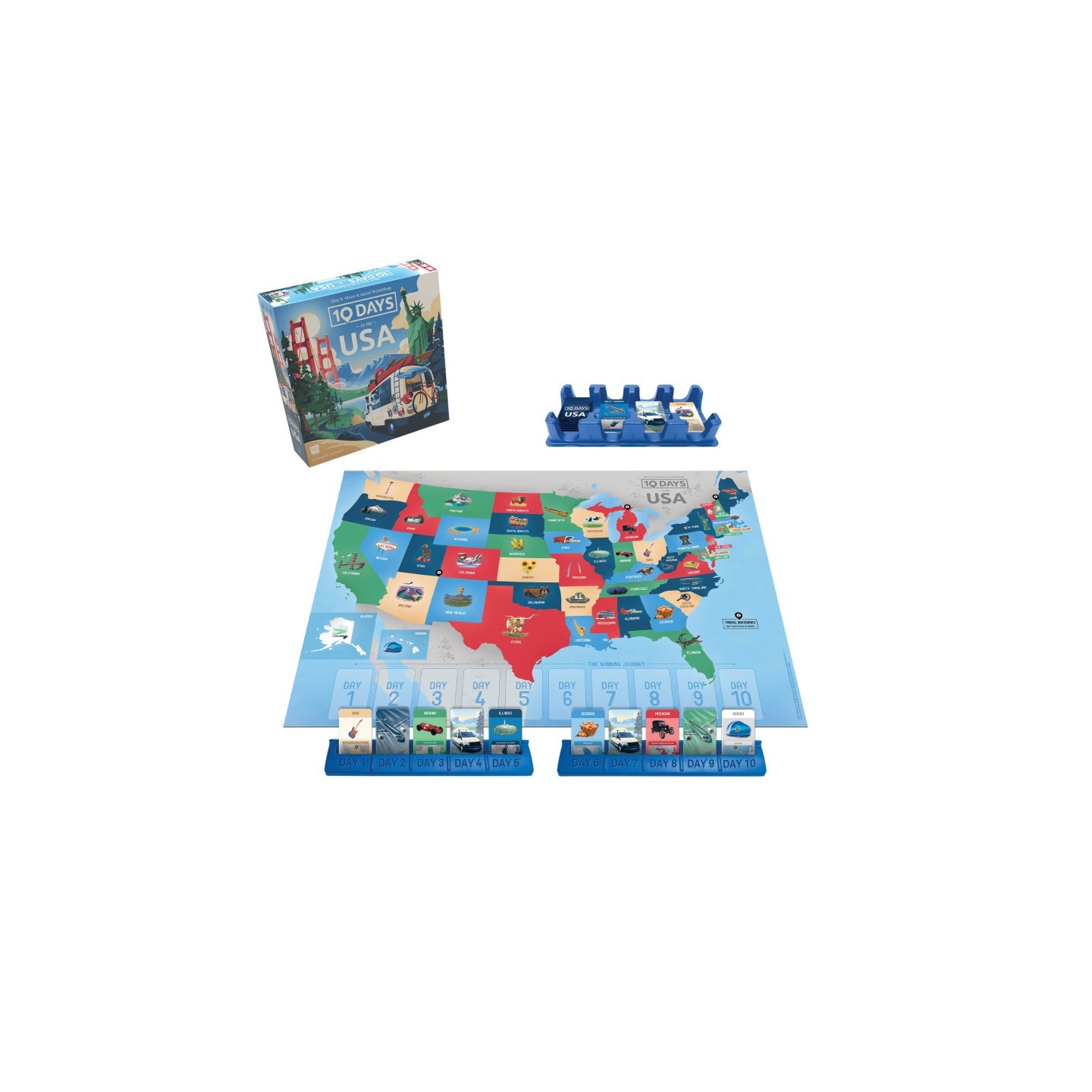USAopoly 10 Days In The USA® Board Game