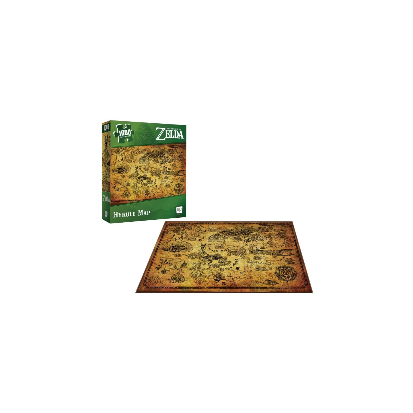 USAopoly The Legend of Zelda™ Hyrule Map Puzzle, 1000 Pieces