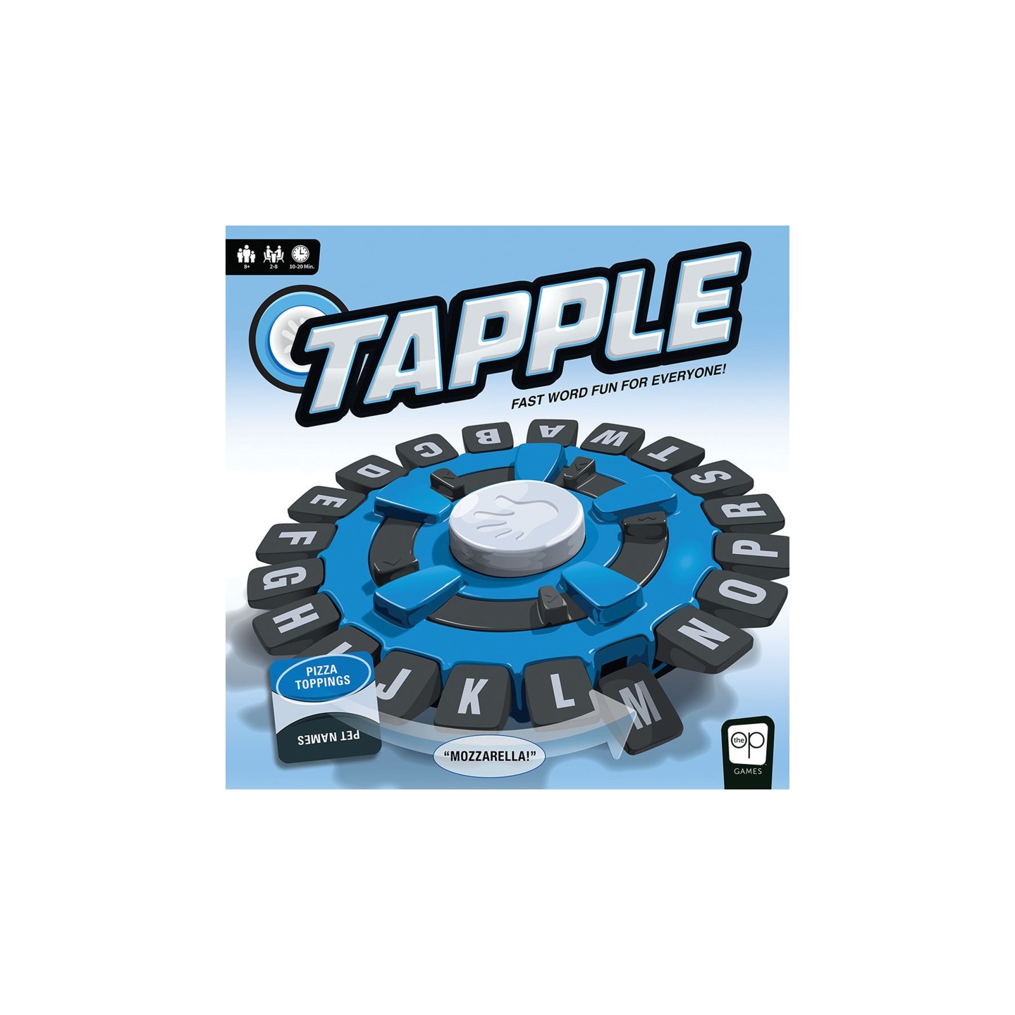USAopoly Tapple® Fast Word Fun For Everyone!