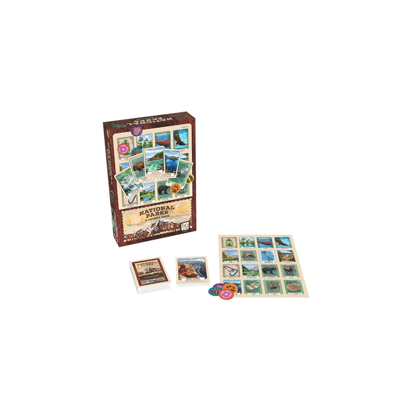 USAopoly Lotería: National Parks Board Game