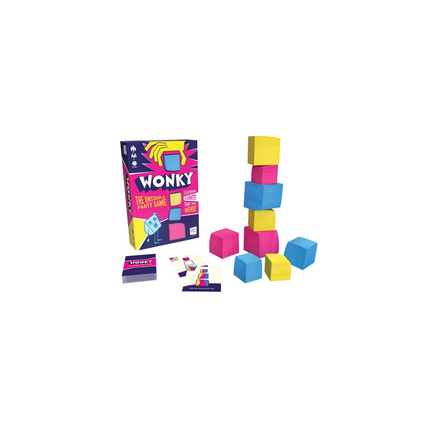 USAopoly Wonky™: The Crazy Cubes Card Game