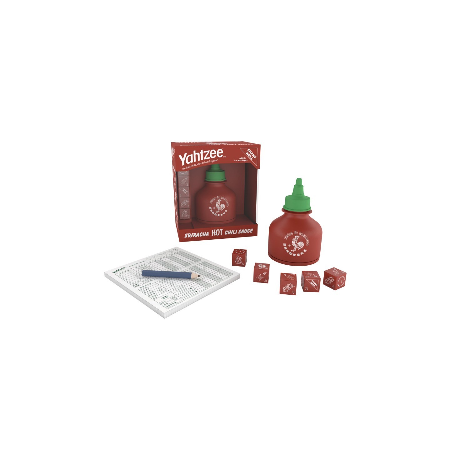 USAopoly YAHTZEE®: Sriracha Dice Game