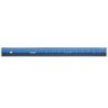 Victor Easy Read™ Ruler, Stainless Steel, Blue/Black, 18"