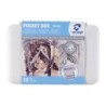 Van Gogh Watercolor Plastic Pocket Box, 12 Pan Muted Color Selection
