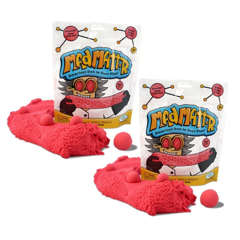 Relevant Play Mad Mattr, Red, 10 oz. Per Pack, 2 Packs