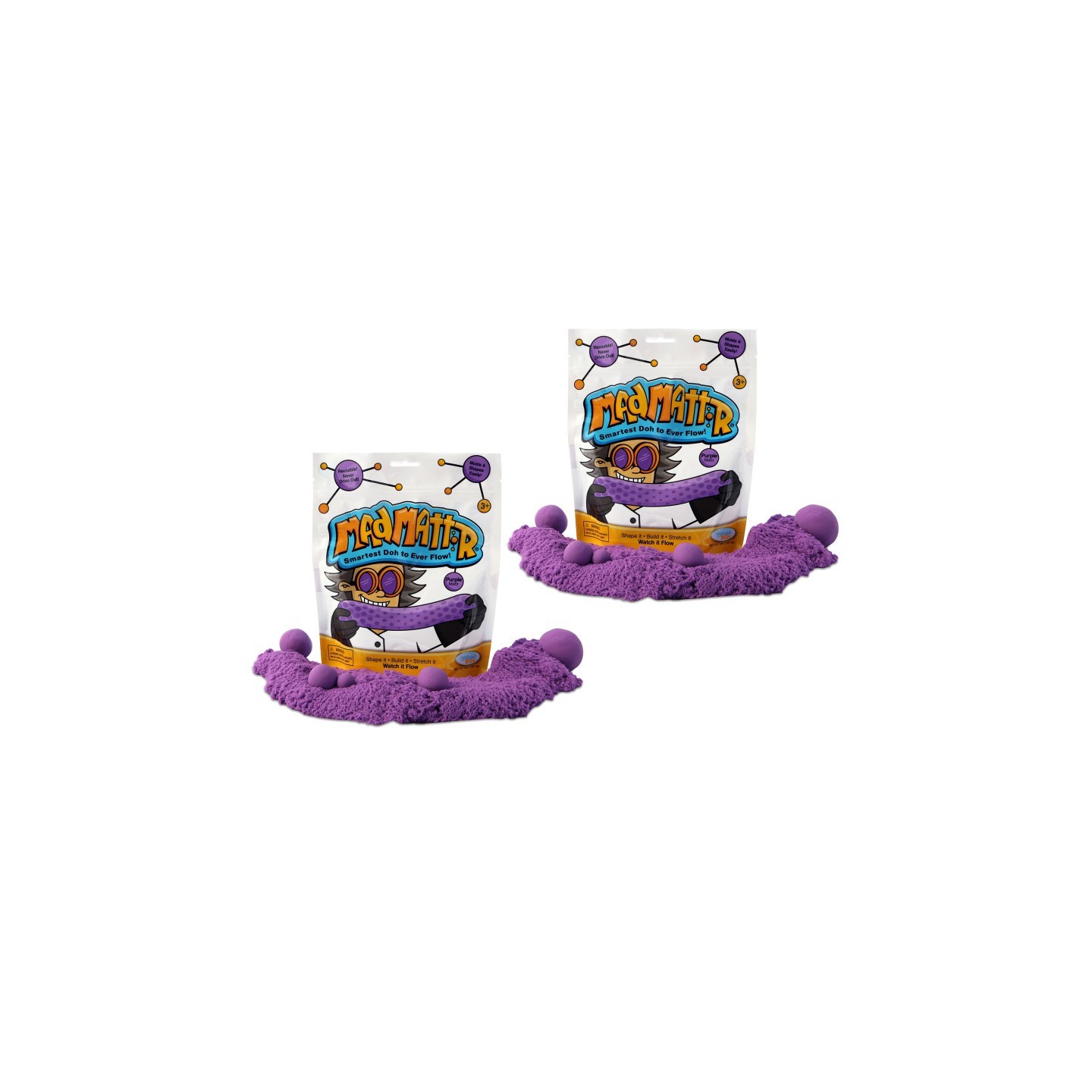 Relevant Play Mad Mattr, Purple, 10 oz. Per Pack, 2 Packs