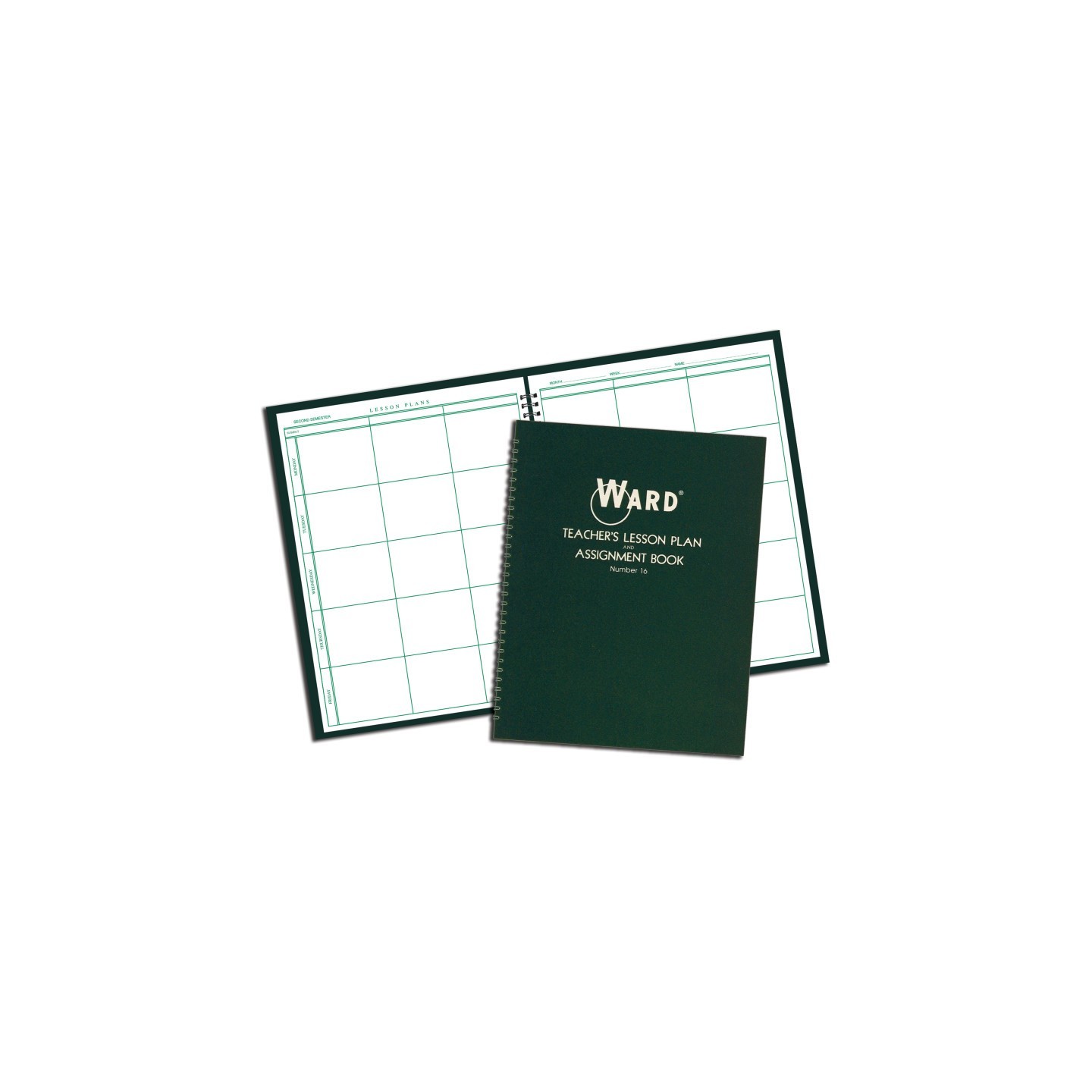 WARD® Teacher Lesson Plan/Assignment Book, 6 Period, 44 Weeks