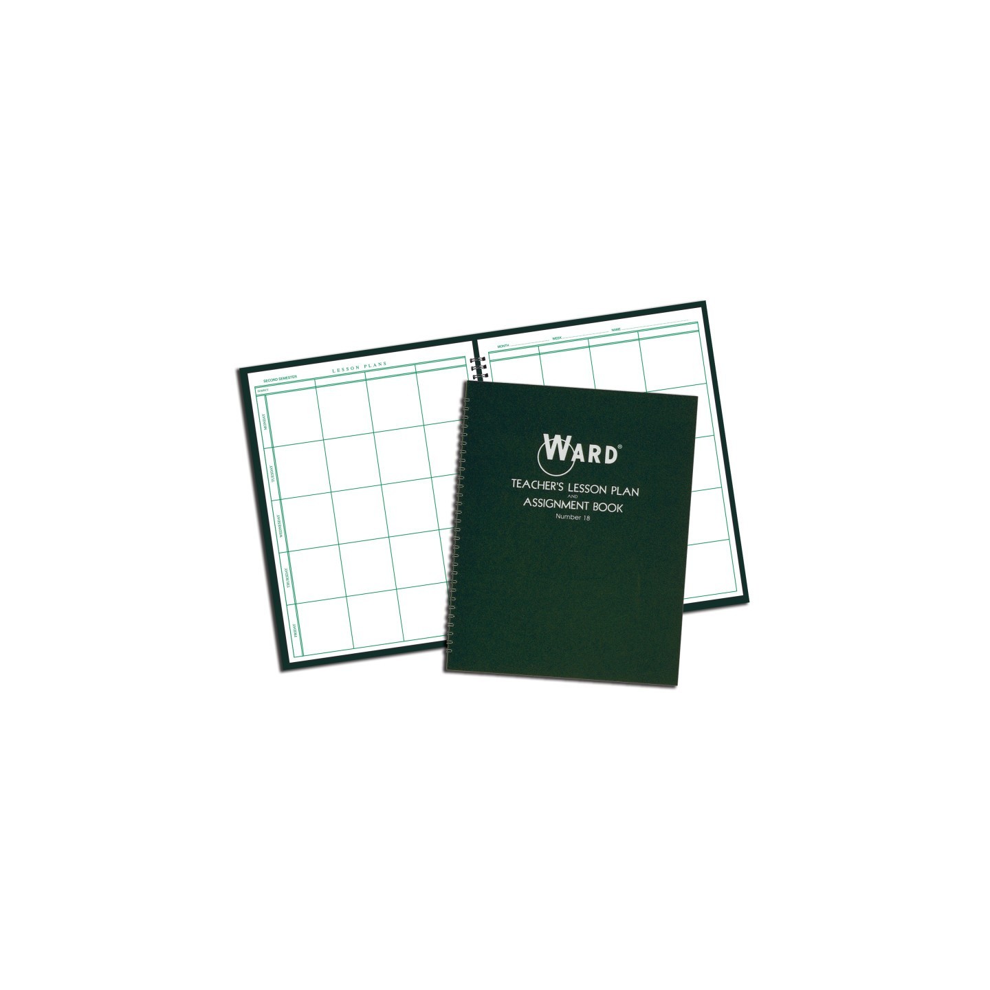 WARD® Teacher Lesson Plan/Assignment Book, 8 Period, 44 Weeks