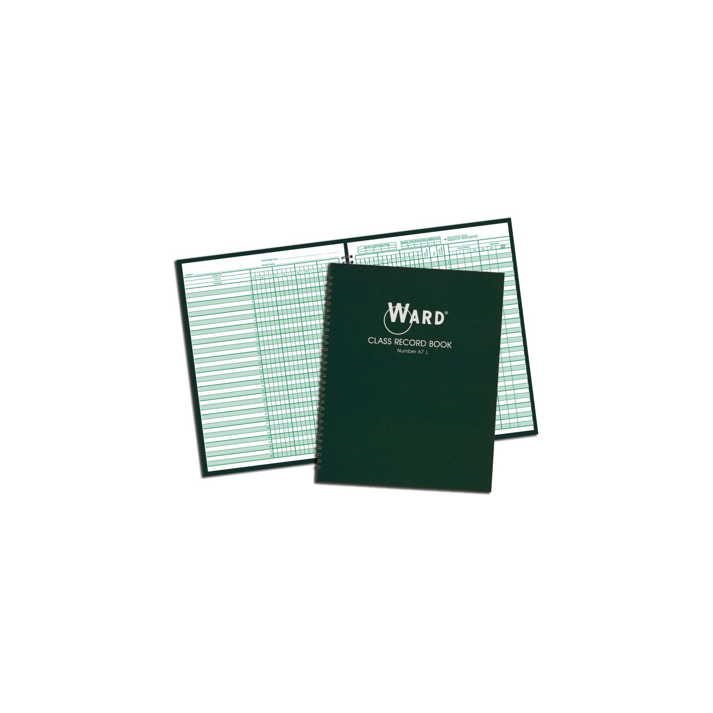 WARD® Class Record Book, 38 Name, 6-7 Week Periods
