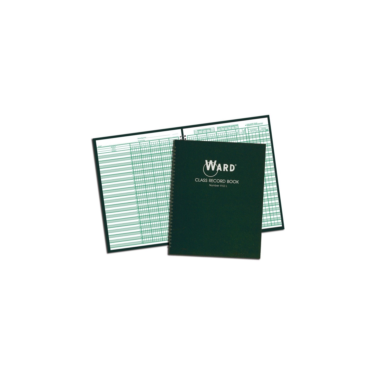WARD® Class Record Book, 38 Name, 9-10 Week Periods