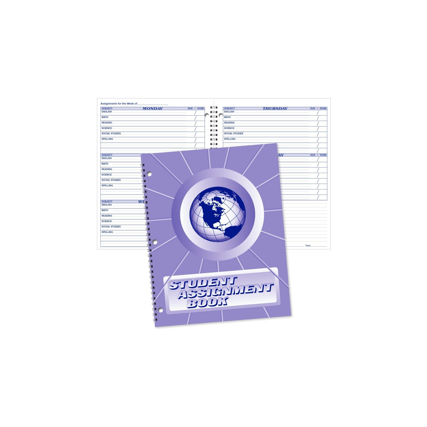 WARD® Student Assignment Book