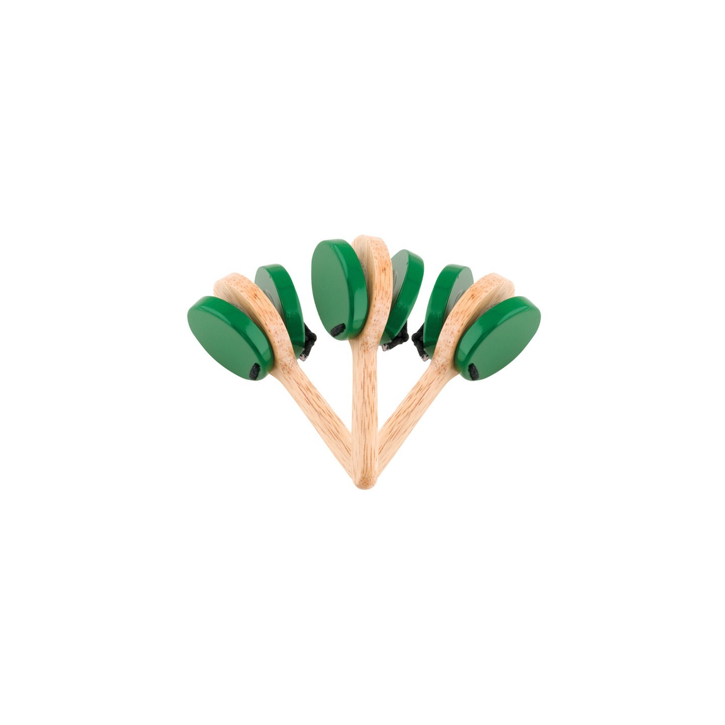 Westco Educational Products Wooden Castanet Clapper, Set of 3