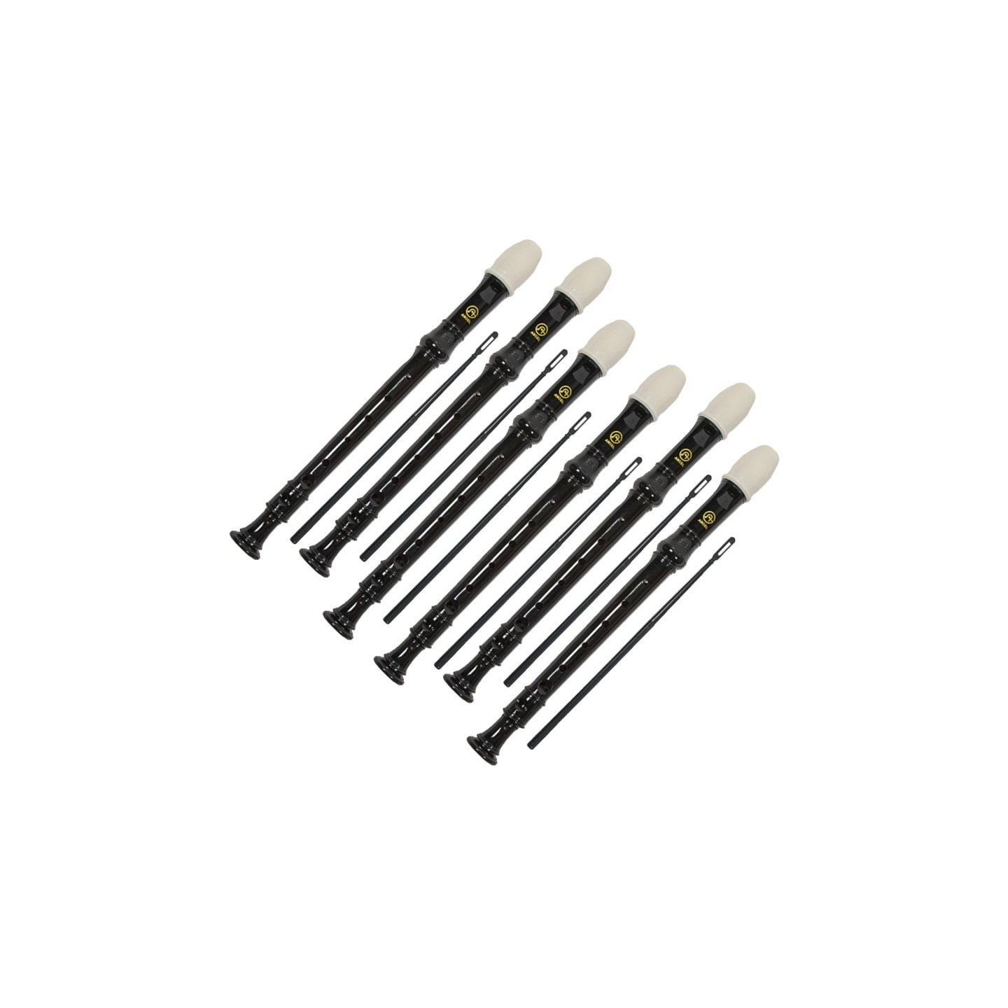 Westco Educational Products Soprano Recorder, Pack of 6