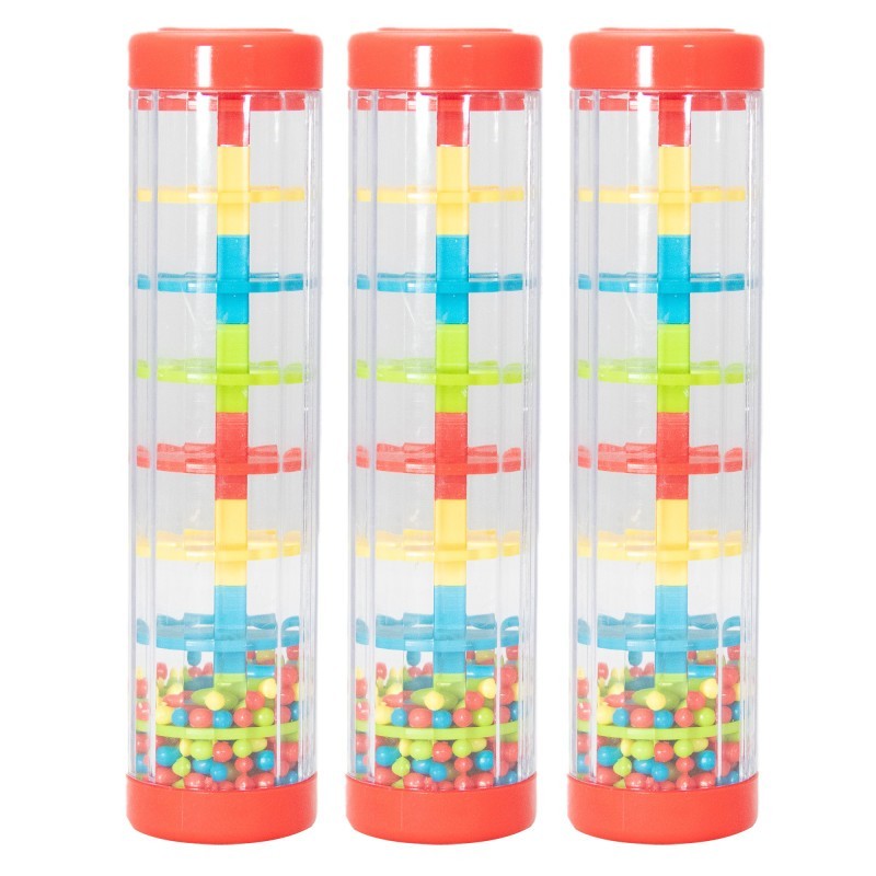 Westco Educational Products 4" Mini Rainshaker, Pack of 3
