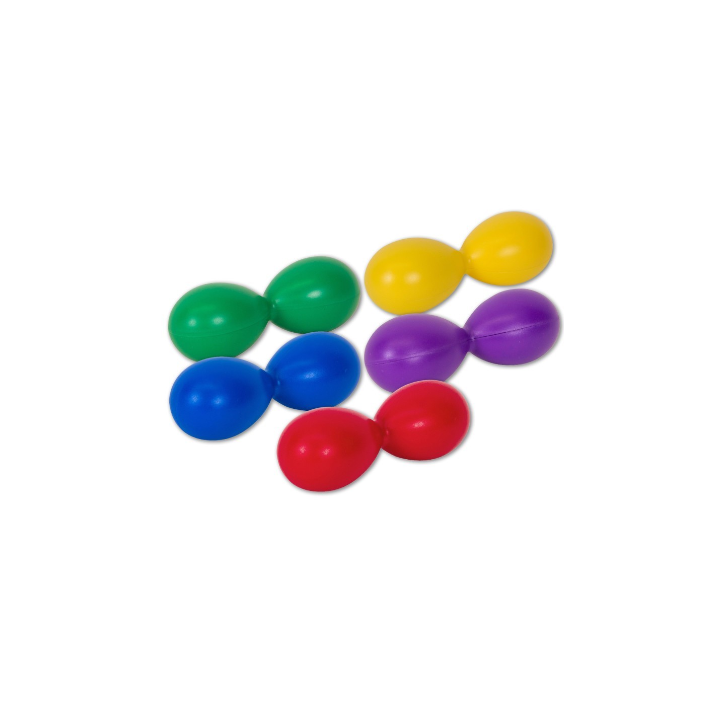 Westco Educational Products Double Egg Shakers, Set of 5