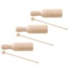 Westco Educational Products Medium Guiro Crow Sounder with Mallet, Pack of 3
