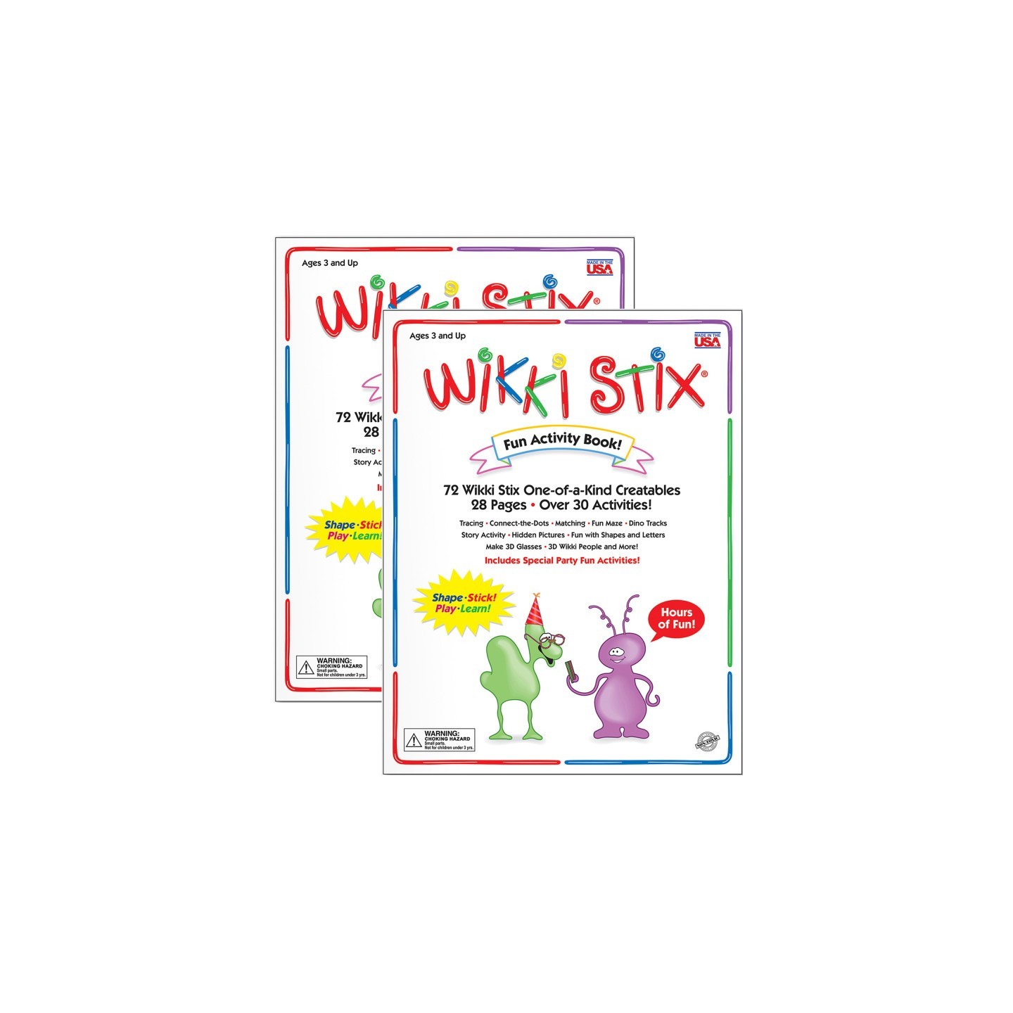Wikki Stix® Fun Activity Book, Pack of 2