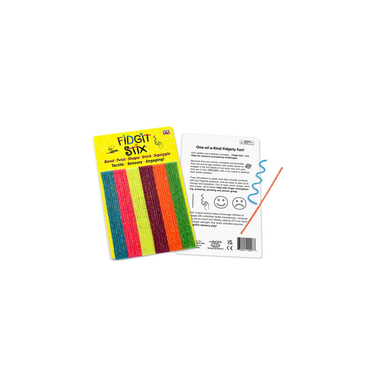 Wikki Stix® Fidgit Stix, Pack of 42