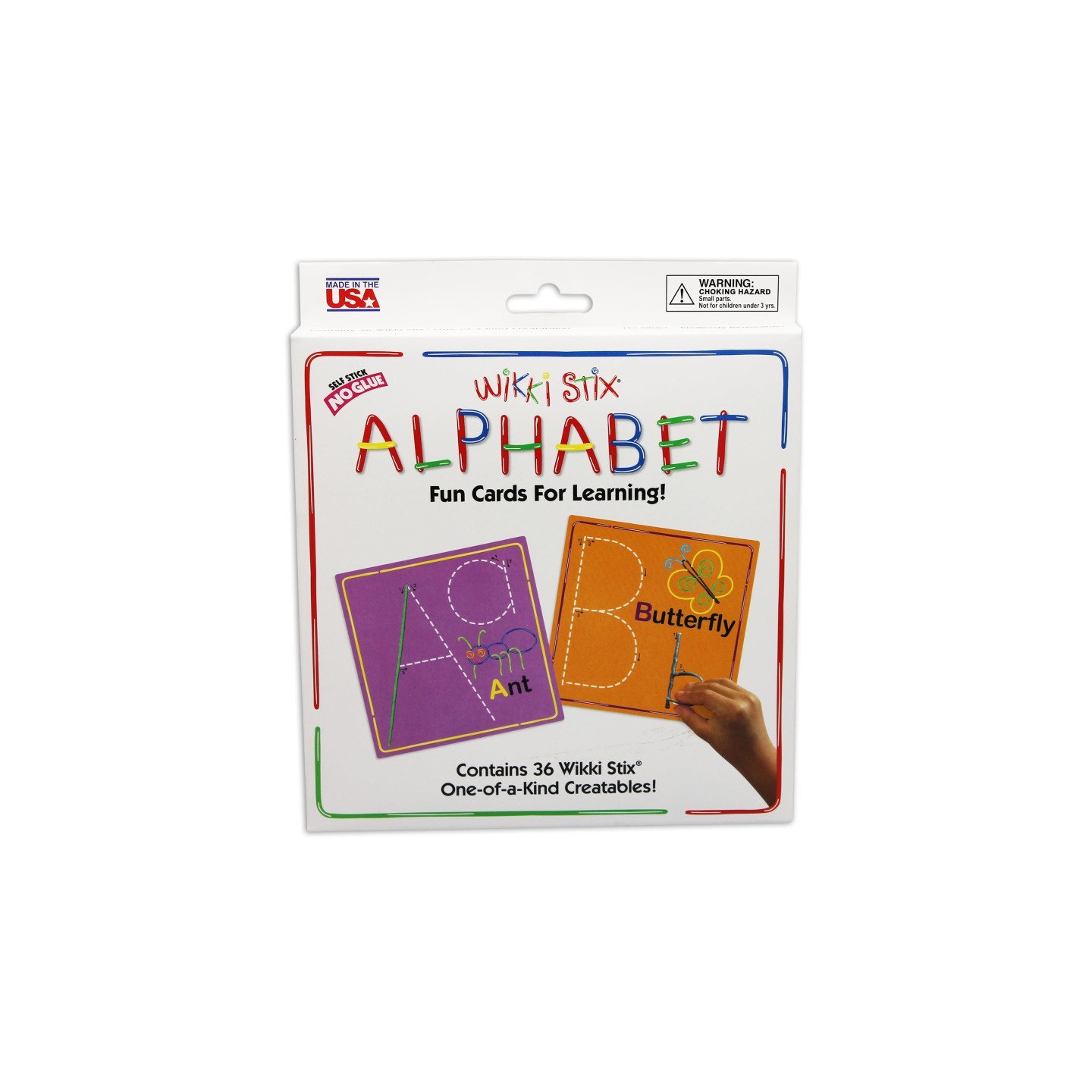 Wikki Stix® Alphabet Cards Set