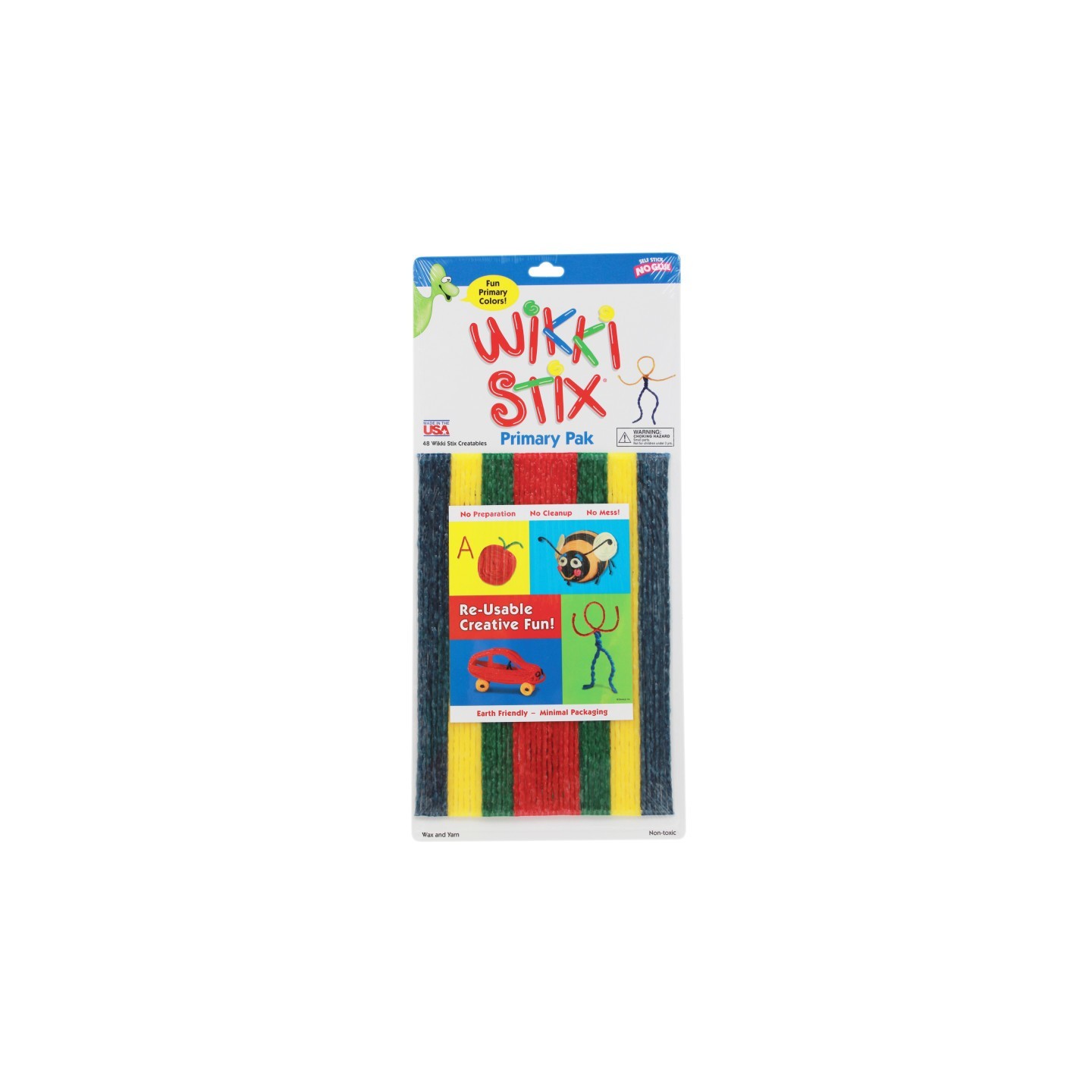 Wikki Stix® Wikki Stix®, Primary Colors, Pack of 48