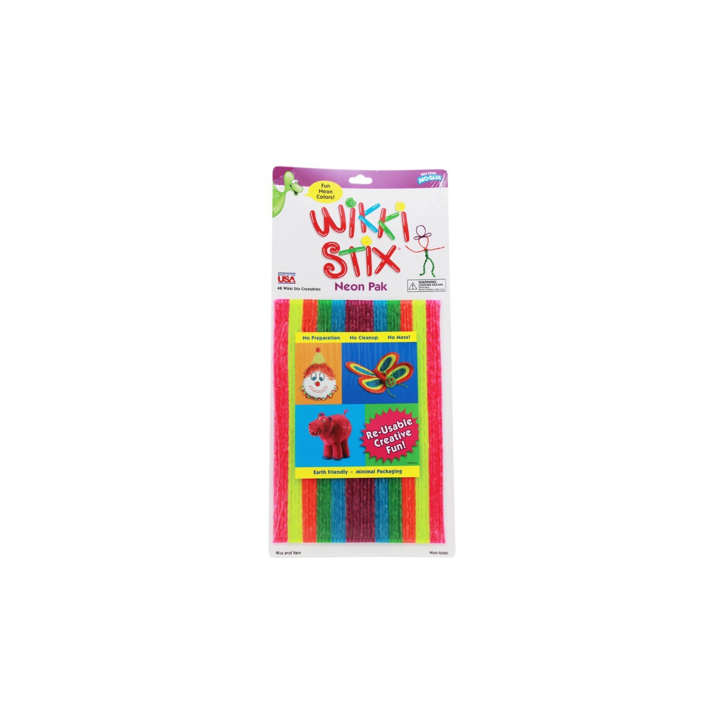 Wikki Stix® Wikki Stix®, Neon Colors, Pack of 48