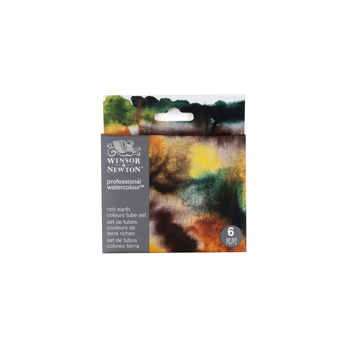 Winsor & Newton Professional Watercolors, 5 mL Tubes, Rich Earth Colors, Set of 6