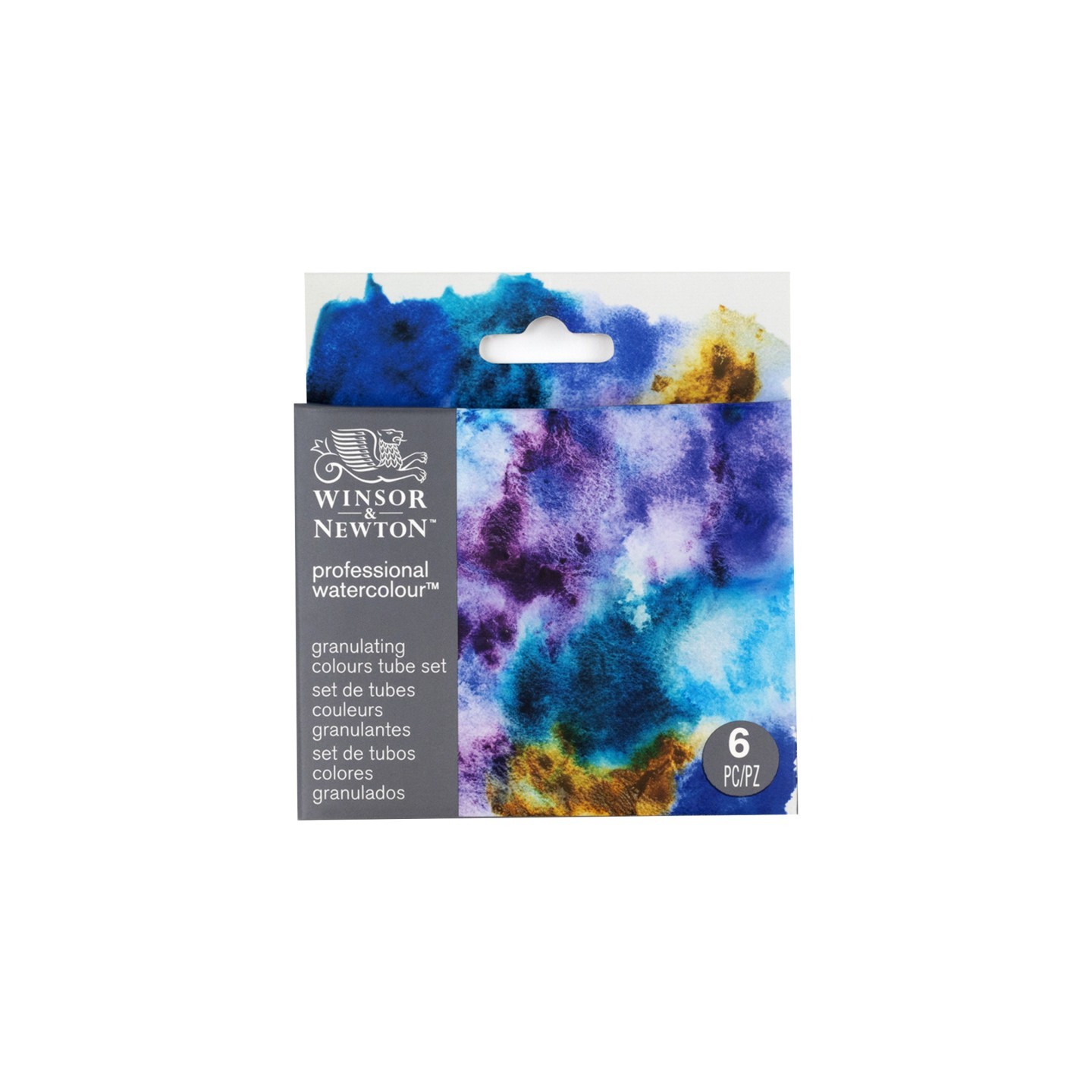 Winsor & Newton Professional Watercolors, 5 mL Tubes, Granulating Colors, Set of 6