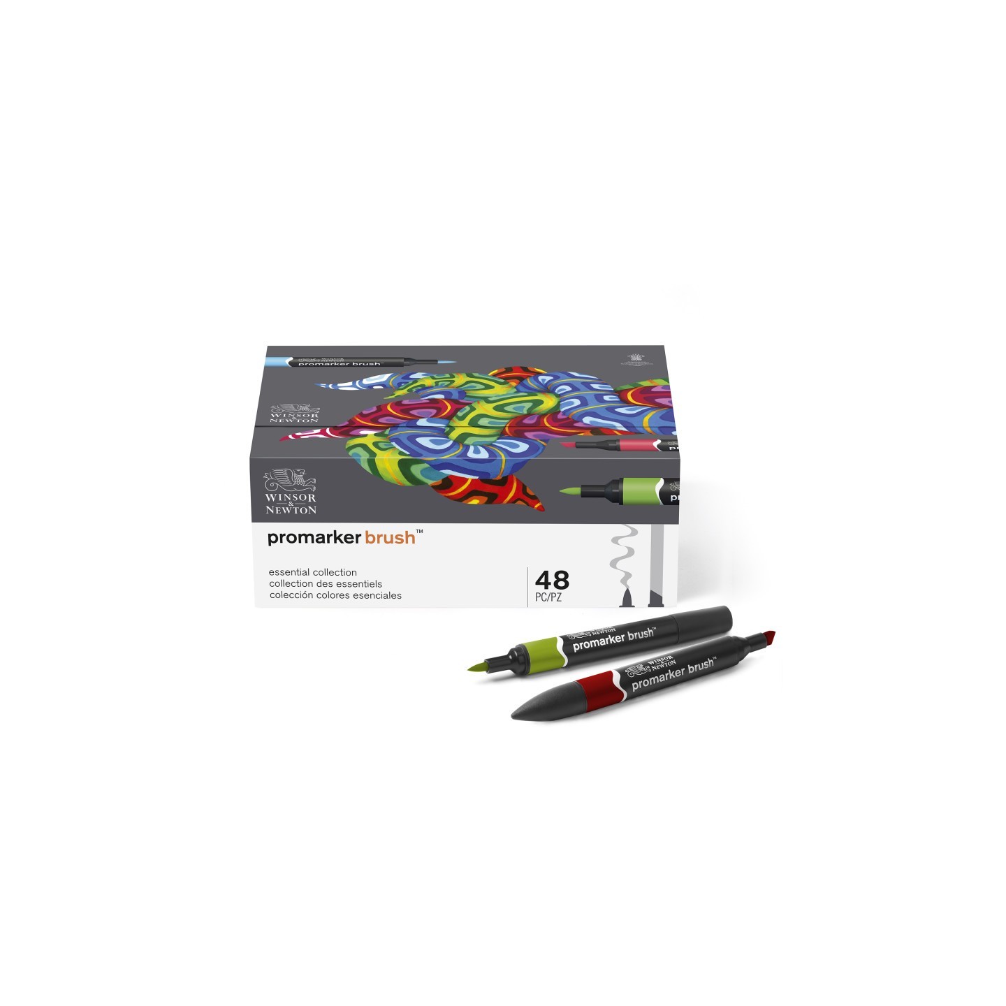 Winsor & Newton Promarker™ Brush, Essential Collection. Set of 48