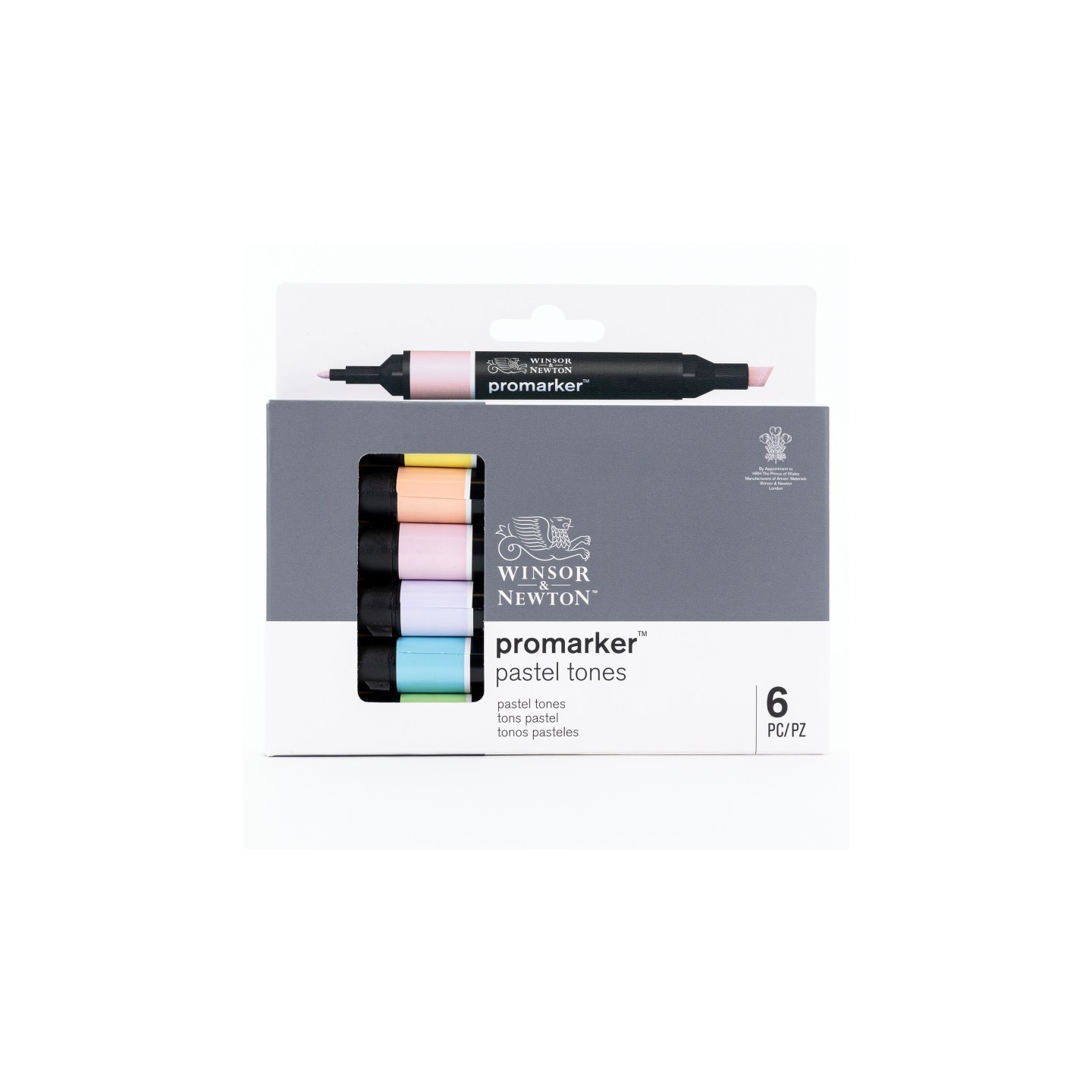 Winsor & Newton Promarker™, Pastel Tones, Set of 6
