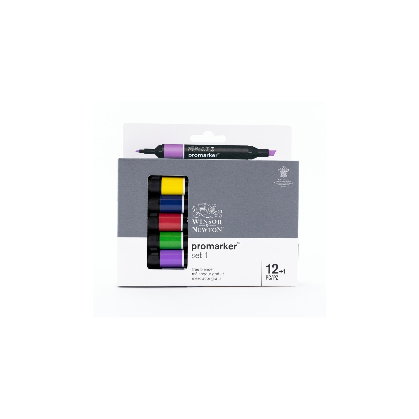 Winsor & Newton Promarker™, Essential Colors #1, Set of 12+1