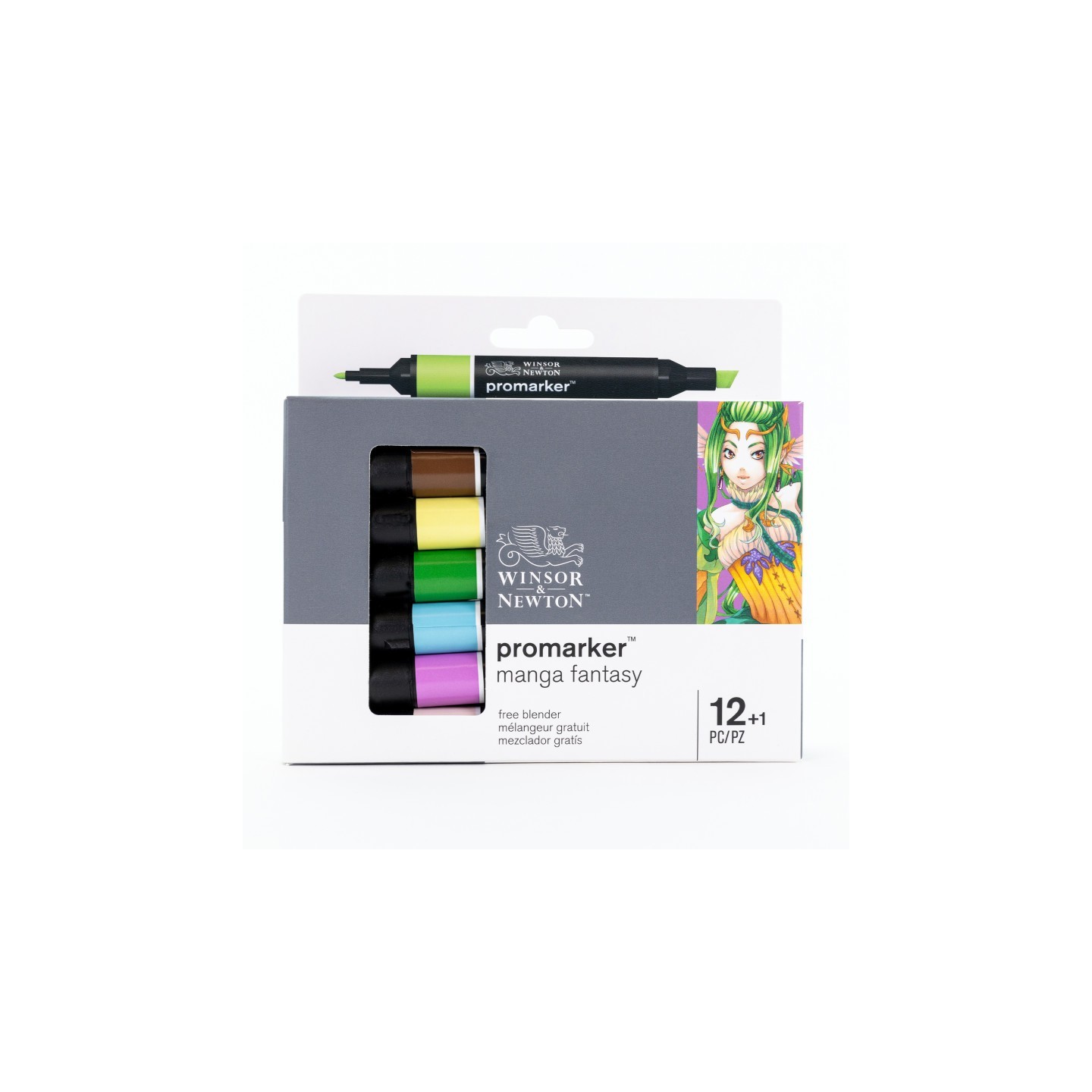 Winsor & Newton Promarker™, Manga Fantasy, Set of 12+1