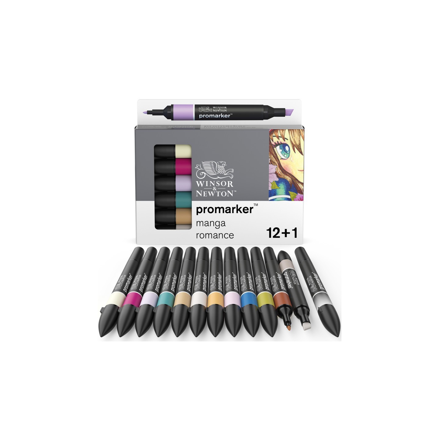 Winsor & Newton Promarker™, Manga Romance, Set of 12