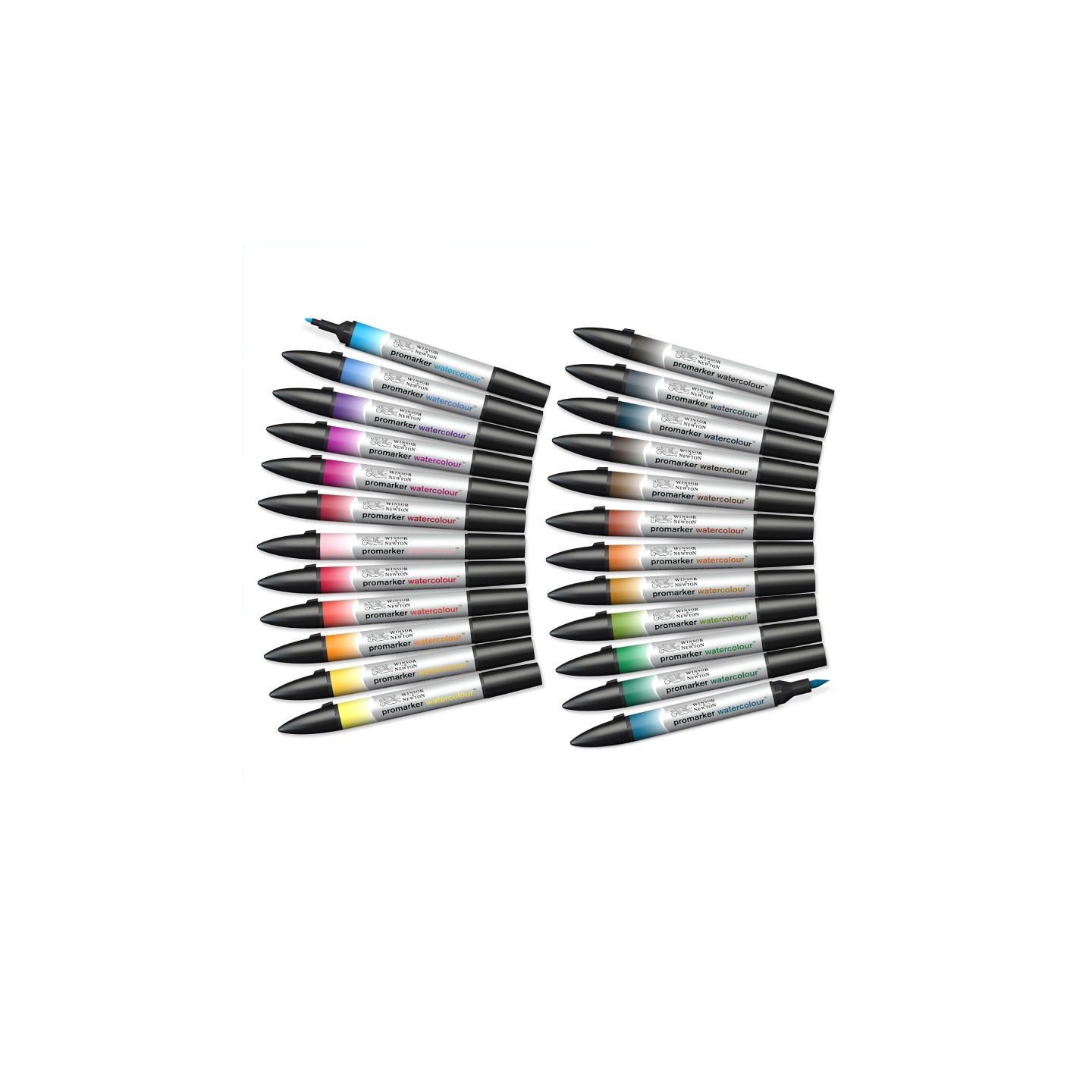 Winsor & Newton Promarker™ Watercolor, Basic Collection, Set of 24