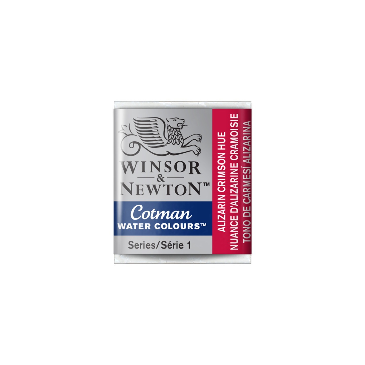 Winsor & Newton Cotman Watercolor Paint, Half Pan, Alizarin Crimson Hue