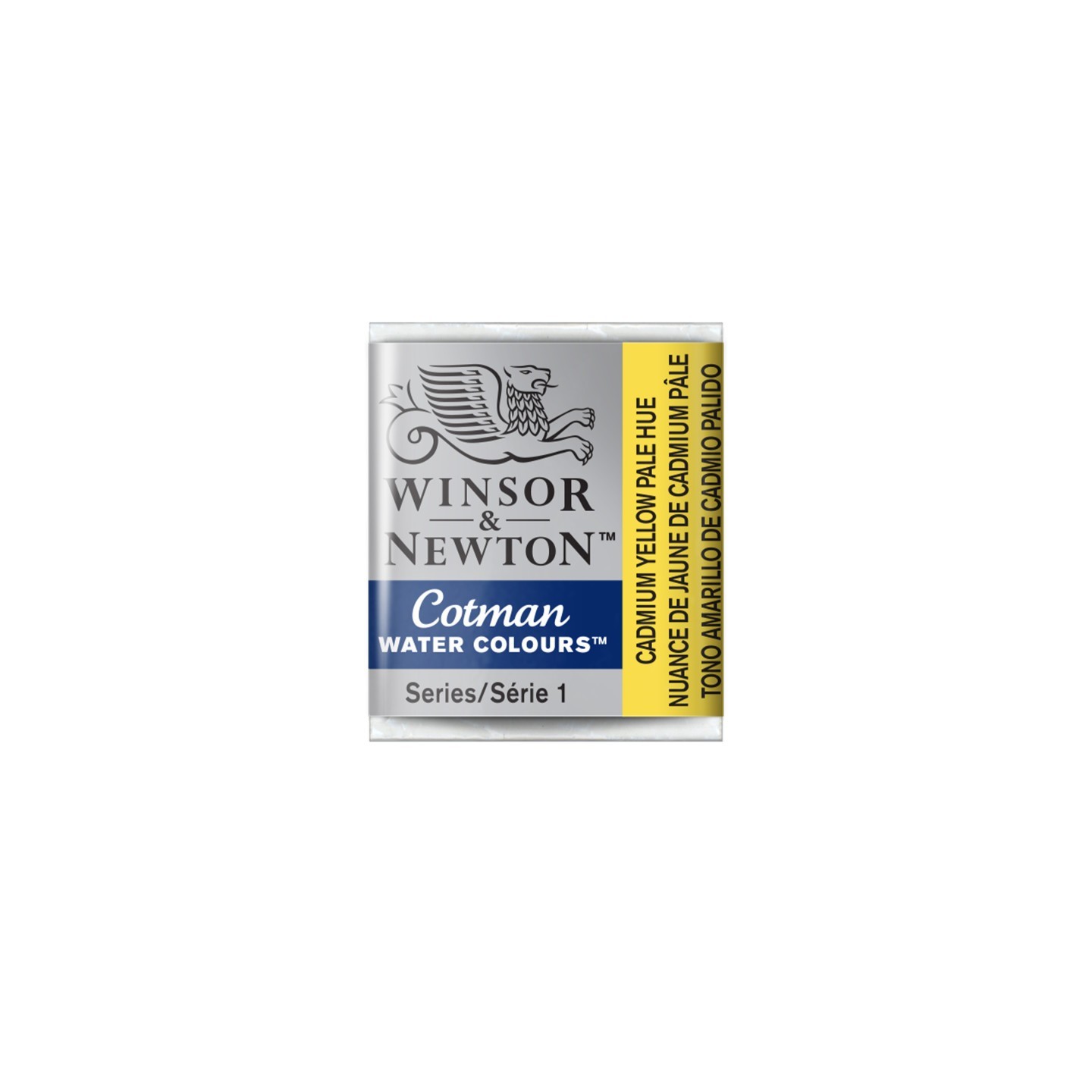 Winsor & Newton Cotman Watercolor Paint, Half Pan, Cadmium Yellow Pale Hue