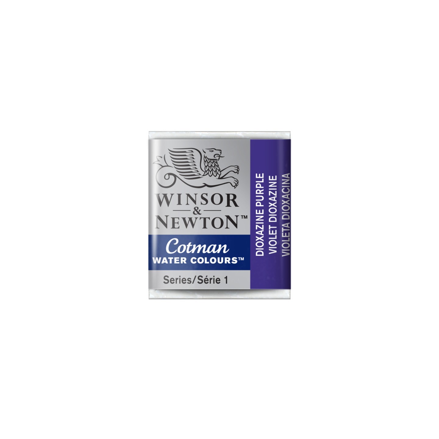 Winsor & Newton Cotman Watercolor Paint, Half Pan, Dioxazine Purple