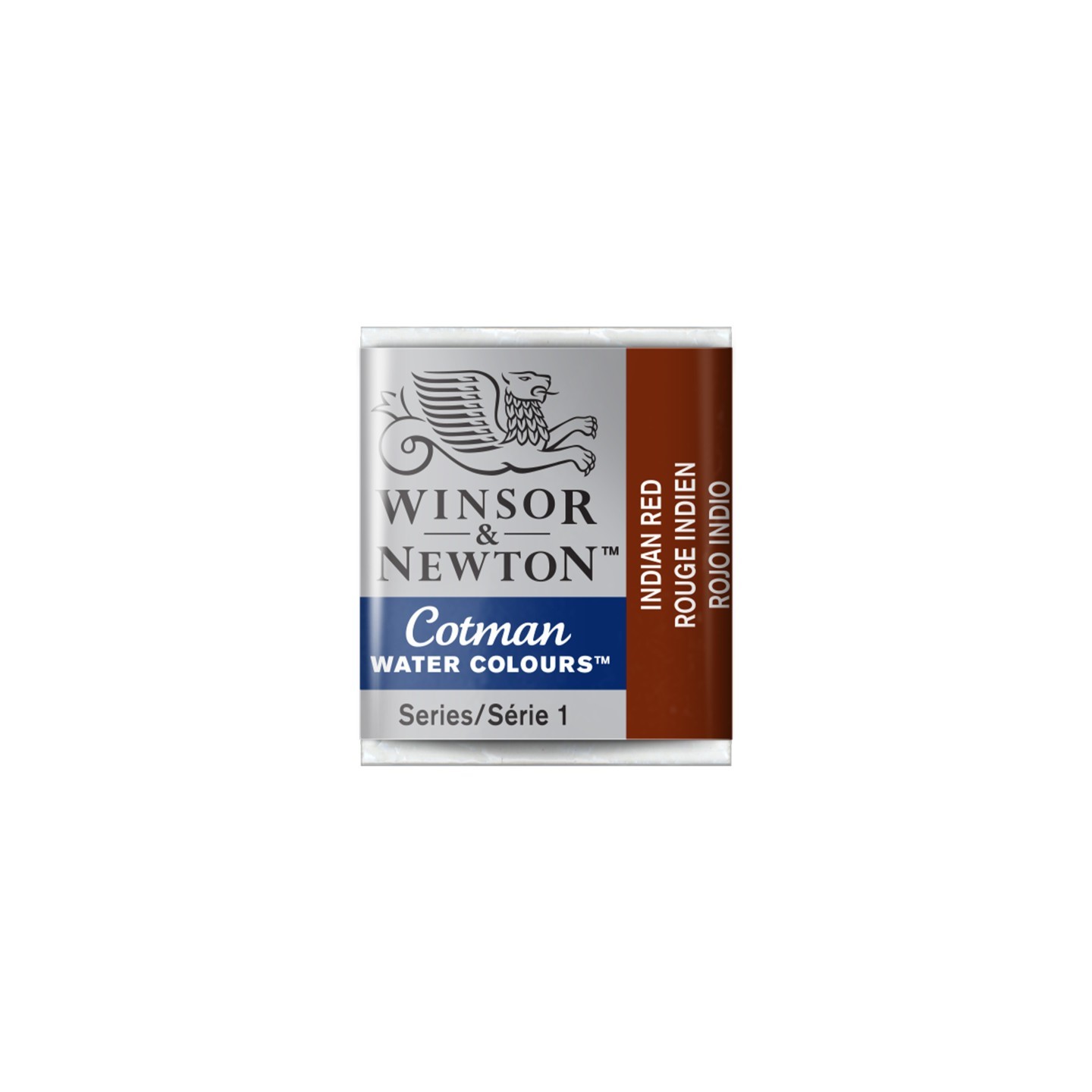 Winsor & Newton Cotman Watercolor Paint, Half Pan, Indian Red