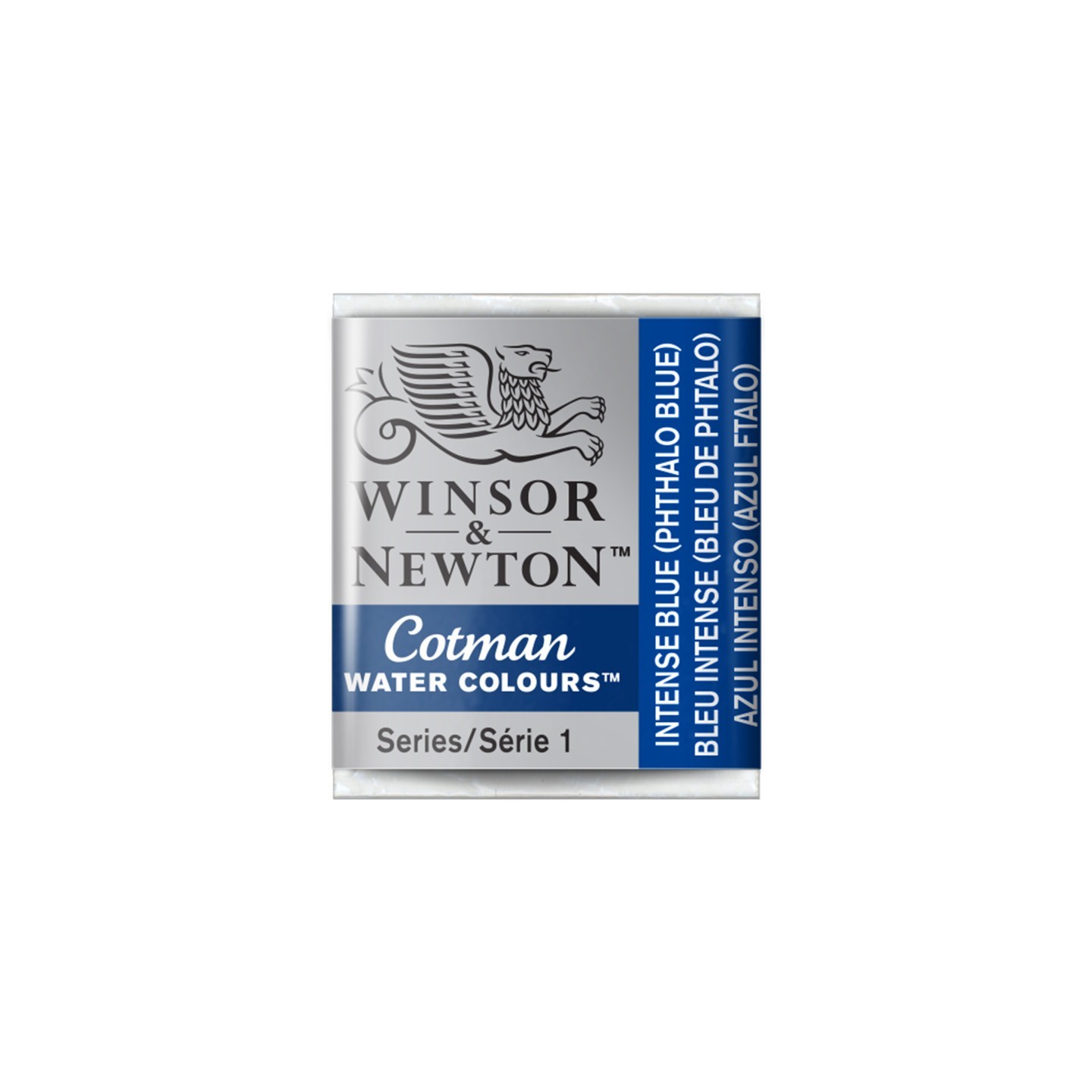 Winsor & Newton Cotman Watercolor Paint, Half Pan, Intense Blue