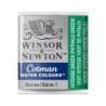 Winsor & Newton Cotman Watercolor Paint, Half Pan, Intense Green