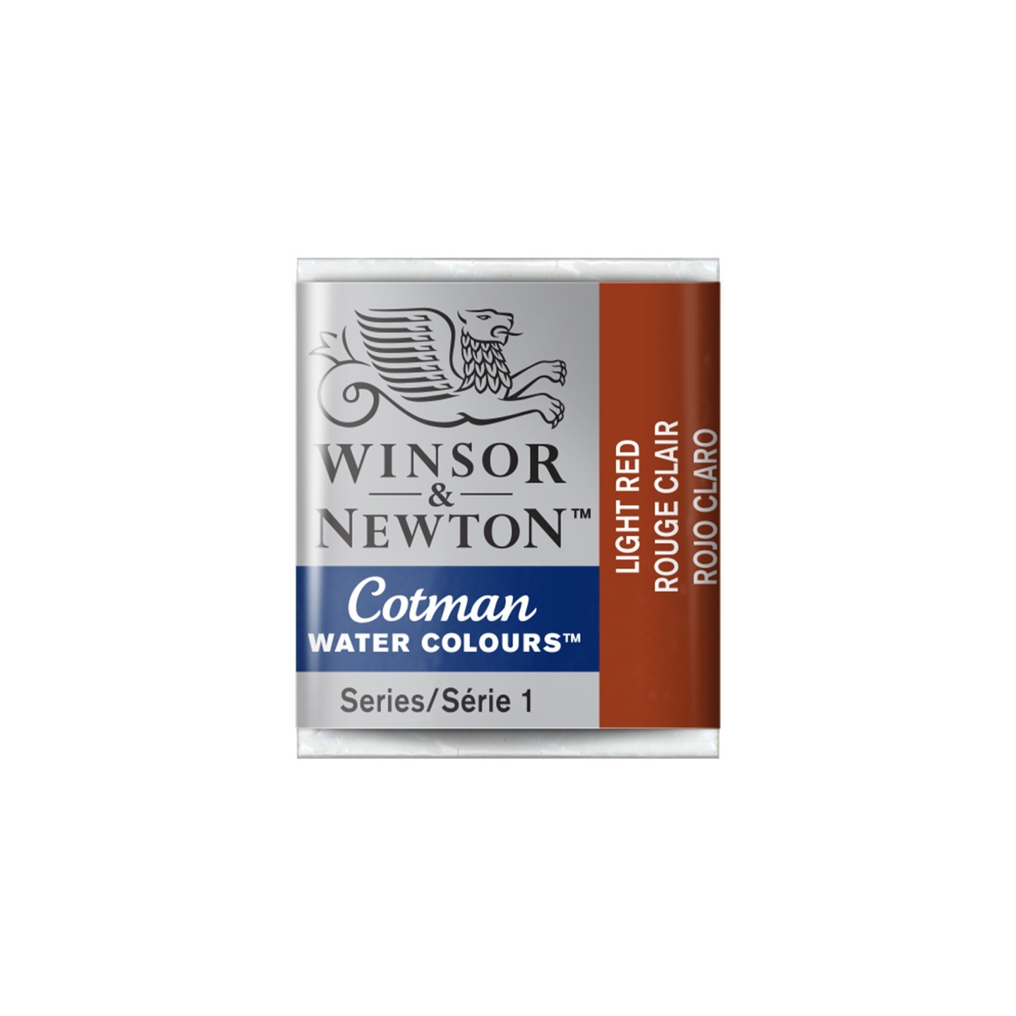 Winsor & Newton Cotman Watercolor Paint, Half Pan, Light Red