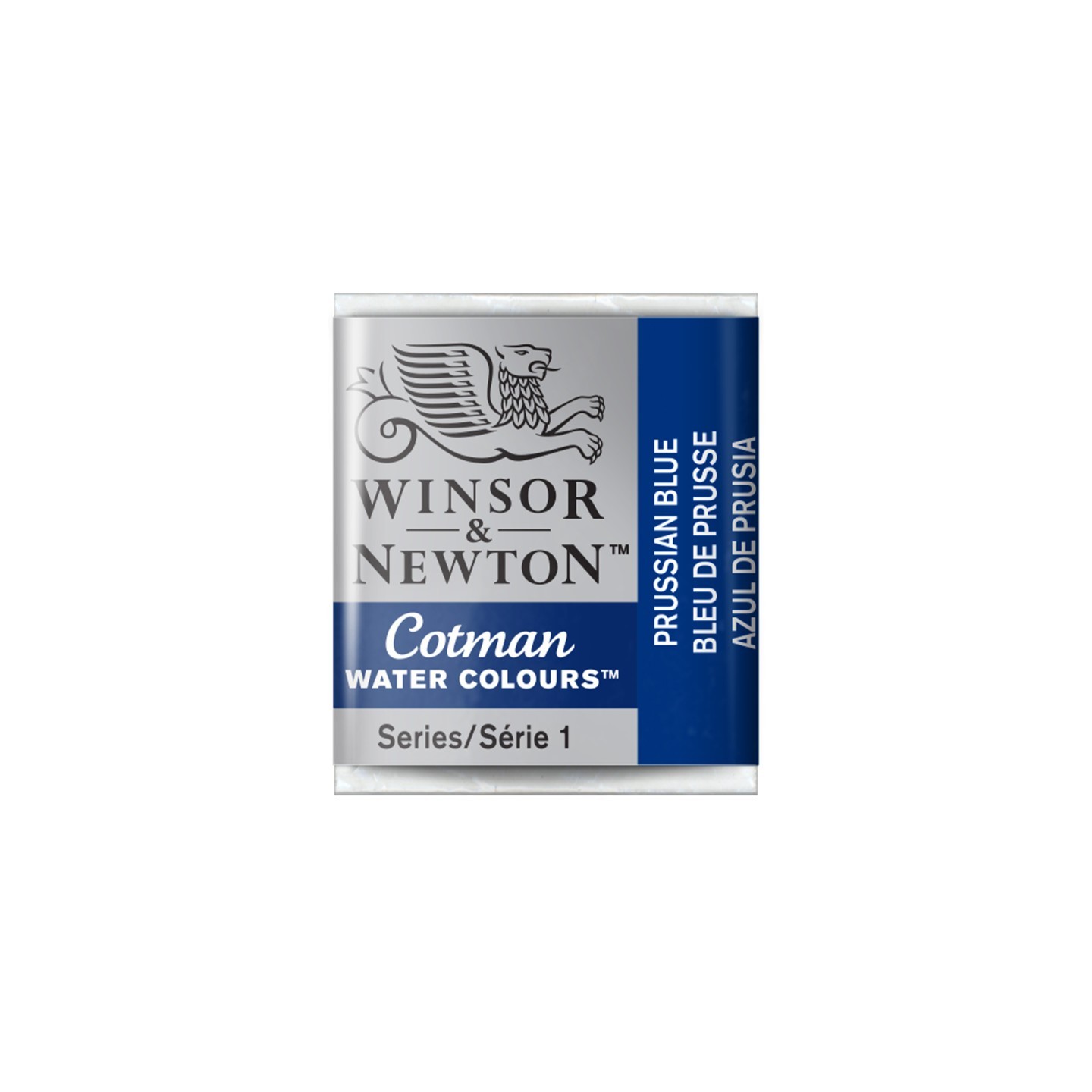 Winsor & Newton Cotman Watercolor Paint, Half Pan, Prussian Blue