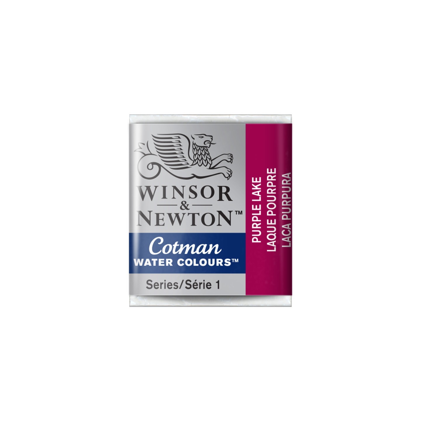 Winsor & Newton Cotman Watercolor Paint, Half Pan, Purple Lake