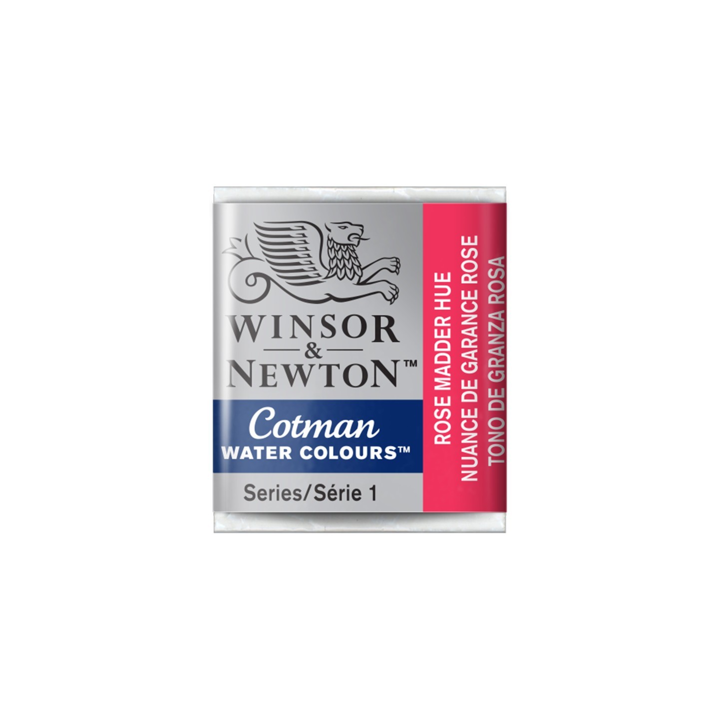 Winsor & Newton Cotman Watercolor Paint, Half Pan, Rose Madder Hue