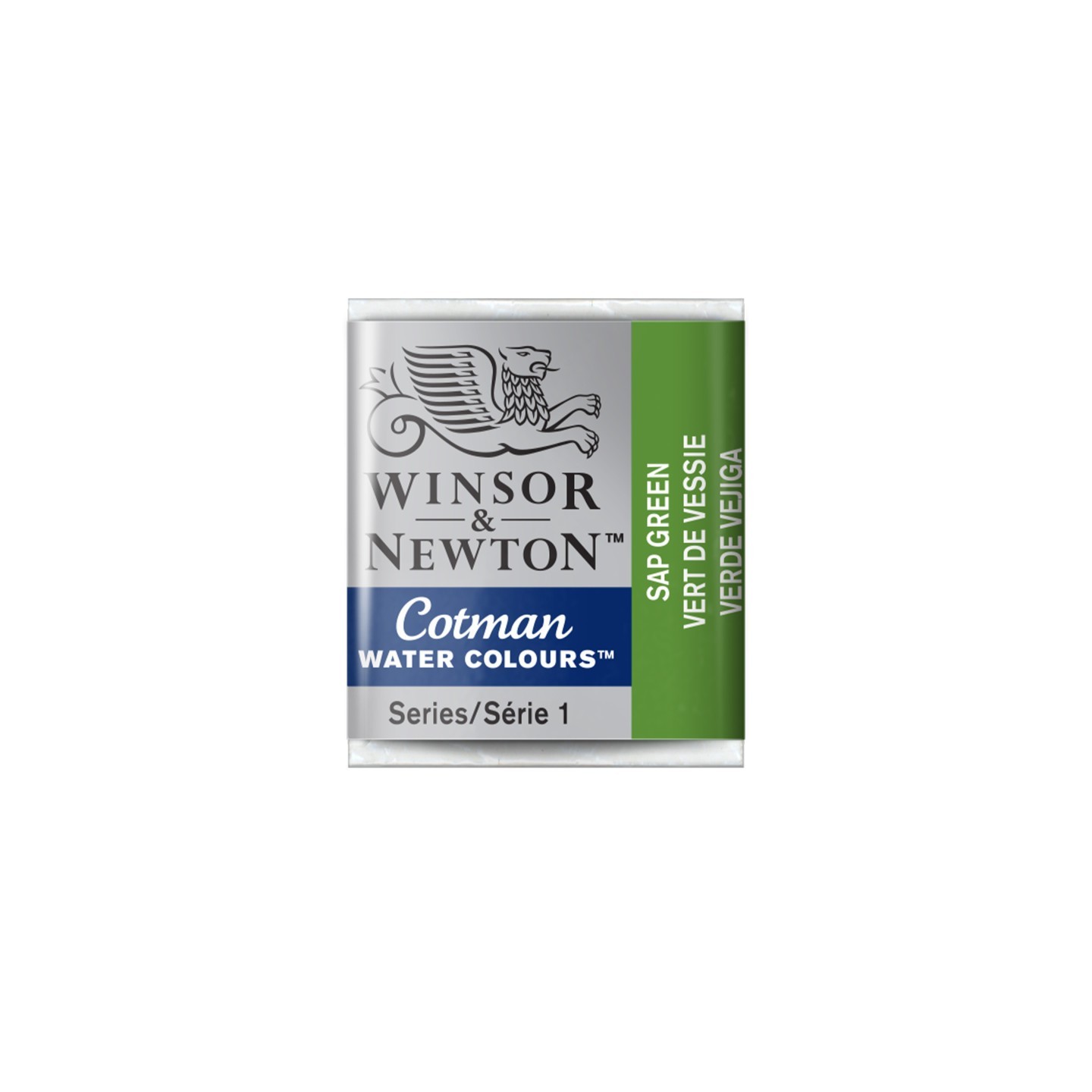 Winsor & Newton Cotman Watercolor Paint, Half Pan, Sap Green