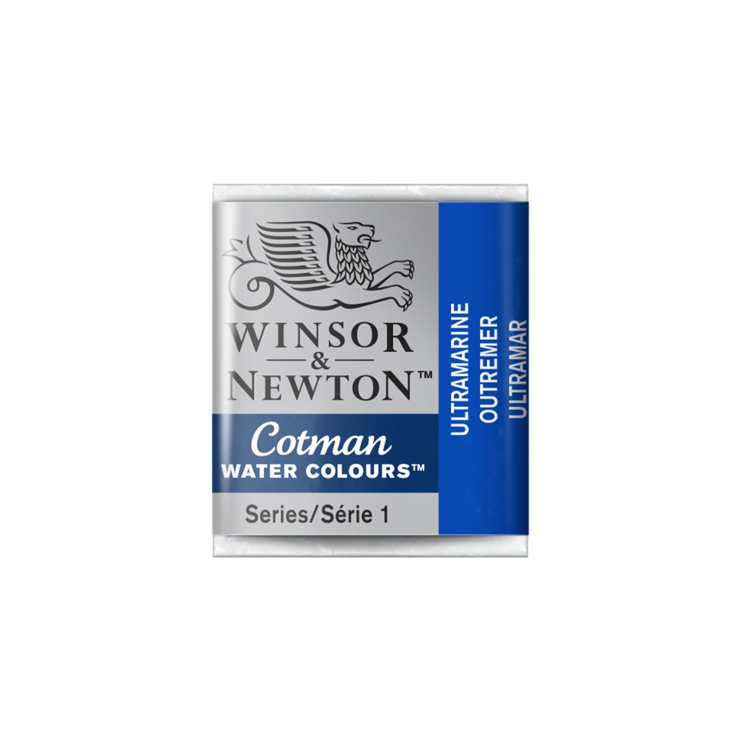 Winsor & Newton Cotman Watercolor Paint, Half Pan, Ultramarine