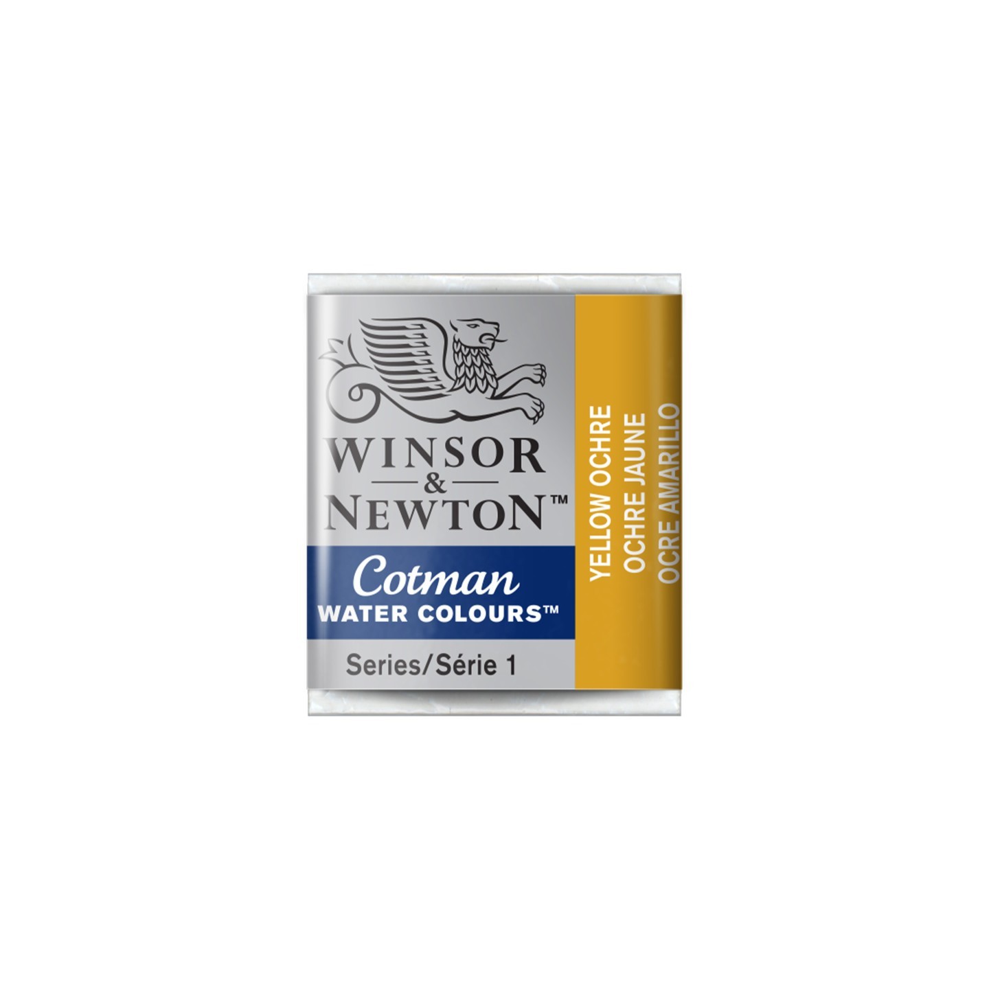 Winsor & Newton Cotman Watercolor Paint, Half Pan, Yellow Ochre