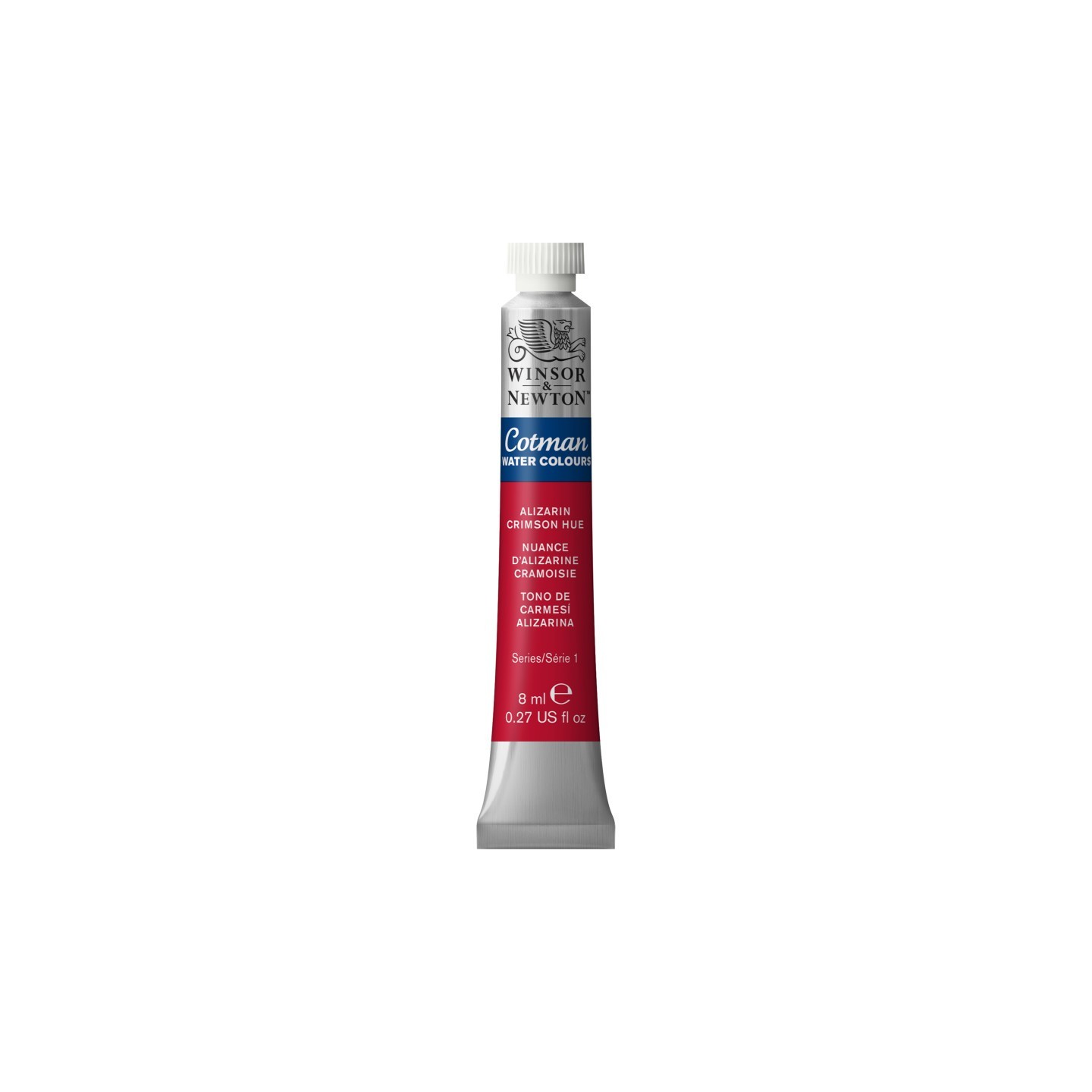 Winsor & Newton Cotman Watercolor Paint, 8 mL Tube, Alizarin Crimson Hue