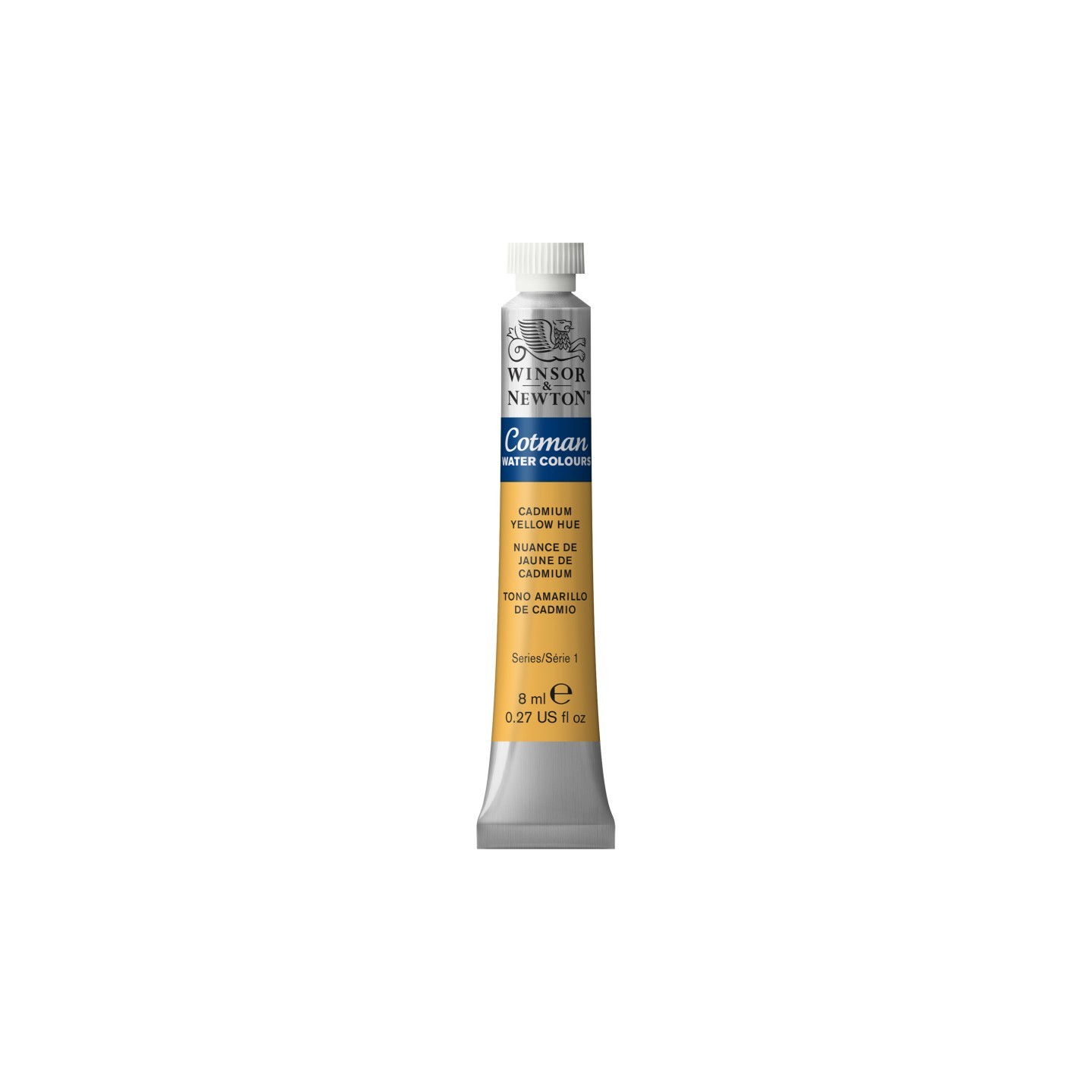 Winsor & Newton Cotman Watercolor Paint, 8 mL Tube, Cadmium Yellow Hue